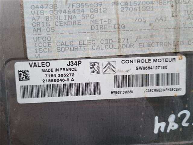 Foto 2ª: Centralita Motor ECU Peugeot 207 1.4 URBAN [1.4 LTR. - 54 KW] [KFV / TU3A]