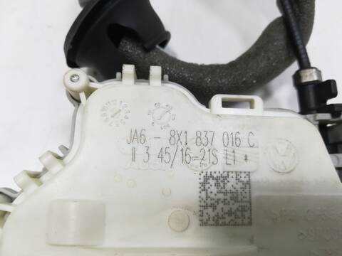 Foto 3ª: Cerradura Puerta Delantera Derecha Audi A1 CXM (2017)