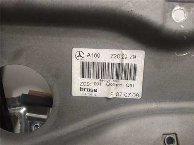 Foto 3ª: Elevalunas Eléctrico Delantero Izquierdo Mercedes Clase B 150 2.0 200 CDI (245.208) [2.0 LTR. - 103 KW CDI CAT] [OM 640.941]