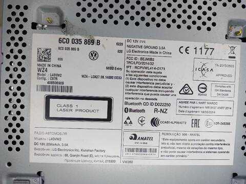 Foto 3ª: Sistema Audio Radio CD Volkswagen Polo ADVANCE BLUEMOTION 90CV [CUSB] (2014)