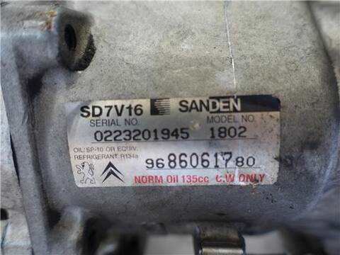 Foto 3ª: Compresor Aire Acondicionado Citroen Berlingo 1.6 HDI 75 600 FIRST FURGON 75CV 55KW [9HW] (2009)