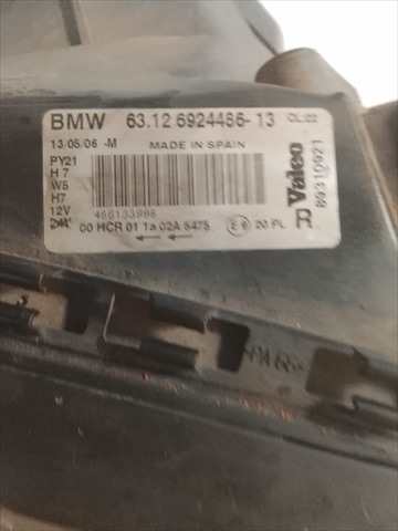 Foto 3ª: Faro Derecho Bmw Serie 1 120 2.0 D [204D4/D] (2006)