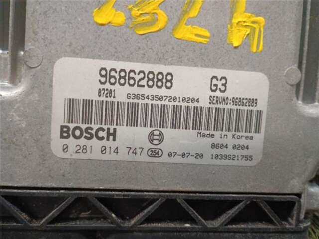 Foto 2ª: Centralita Motor ECU Chevrolet Epica 2.0 LT [2.0 LTR. - 110 KW DIESEL CAT]