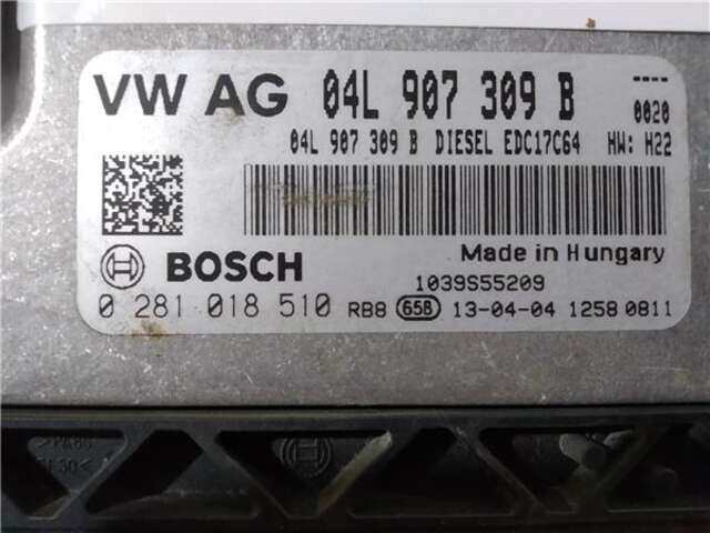 Foto 2ª: Centralita Motor ECU Seat Leon 1.6 ERENCE [1.6 LTR. - 77 KW TDI] [CLHA]