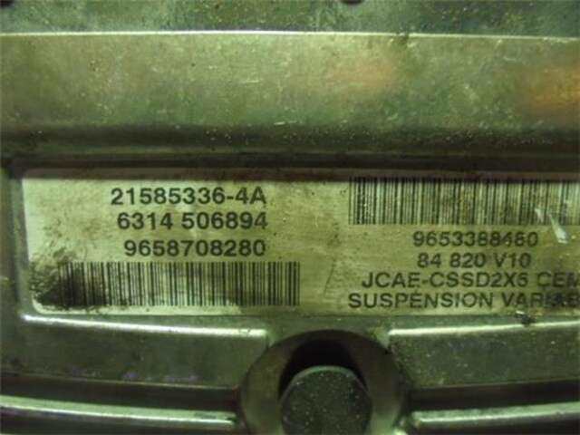 Foto 2ª: Centralita Suspension Citroen C6 2.7 HDI [UHZ (DT17BTED4)]
