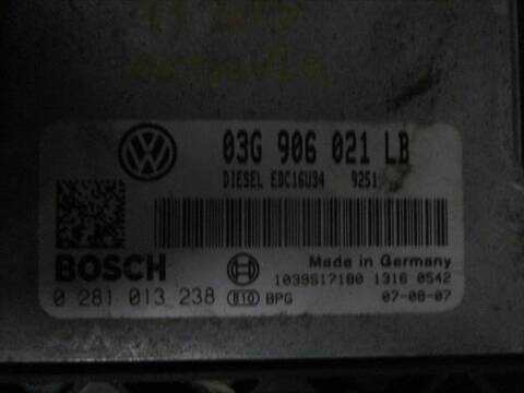 Centralita Motor ECU Skoda Octavia 1.9 TDI BERLINA 105CV 77KW