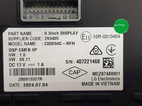 Foto 2ª: Pantalla Multifuncion Renault Arkana TECHNO 113CV 83KW