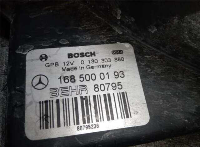 Foto 1ª: Electroventilador Mercedes Clase A 140 1.7 170 CDI (168.009) [1.7 LTR. - 70 KW CDI DIESEL CAT] [OM 668.942]
