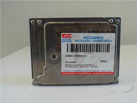 Foto 1ª: Centralita Motor ECU Bmw Serie 3 315 1.8 316TI 115CV 85KW [N42 B18] (2003)