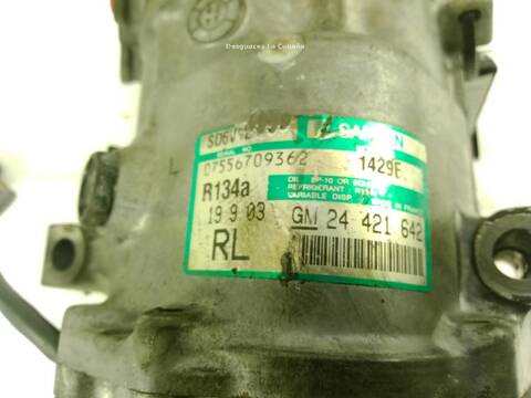 Foto 2ª: Compresor Aire Acondicionado Opel Meriva 1.7 DTI E75) [Y 17 DT] (2003)