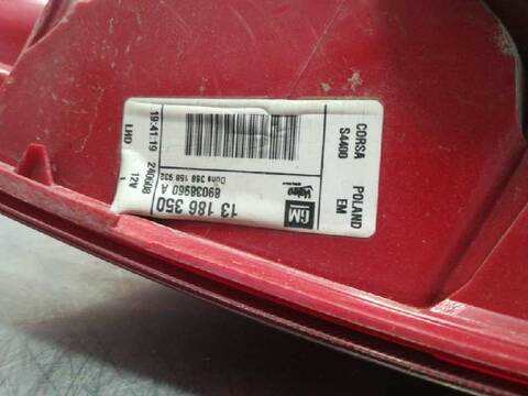 Foto 3ª: Piloto Trasero Izquierdo Opel Corsa ENJOY 75CV 55KW [Z13DTJ] (2008)