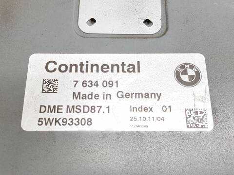 Foto 3ª: Centralita Motor ECU Bmw Serie 5 518 VERSION INDEFINIDA (2011)