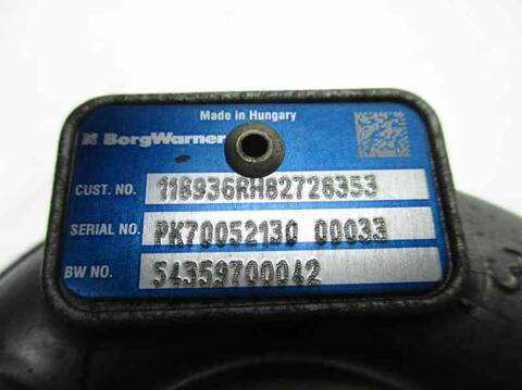 Foto 3ª: Turbocompresor Dacia Sandero K9K612 (2014)