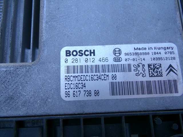 Foto 2ª: Centralita Motor ECU Citroen Xsara 1.6 HDI 1999-2010 [9HZ] (2007)