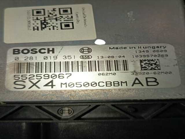 Foto 3ª: Centralita Motor ECU Suzuki SX4 1.6 DDIS AKK 416D) (2013)