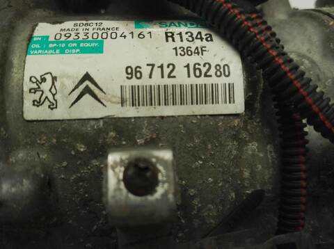 Foto 2ª: Compresor Aire Acondicionado Citroen C3 1.6 HDI [9HP (DV6DTED)] (2009)