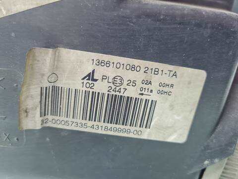 Foto 4ª: Faro Derecho Citroen Jumper 2.2 HDI CAT 120CV 88KW CAJA CERRADA (1950)