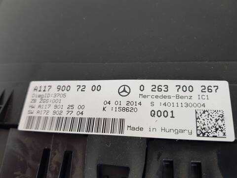 Foto 3ª: Cuadro de Instrumentos Mercedes Clase C 160 CLA 45 AMG 4MATIC EDITION 1 117.352) (2014)