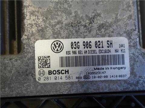 Foto 3ª: Centralita Motor ECU Seat Leon 1.9 TDI 90CV 66KW [BXF] (2010)