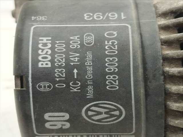 Foto 3ª: Alternador Volkswagen Golf 2.0 BERLINA 115CV 85KW [2E] (1994)