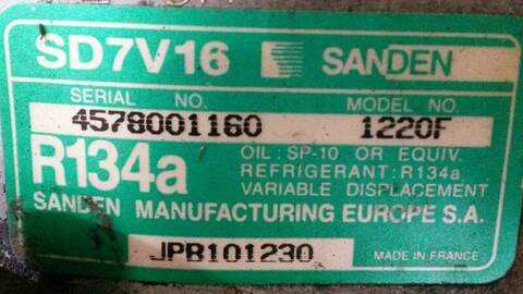 Foto 3ª: Compresor Aire Acondicionado Mg 25 2.0 IDT CAT 101CV 74KW RF) [20T2N] (2002)