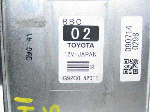 Foto 2ª: Centralita Motor ECU Toyota Yaris 1NRFE (2009)