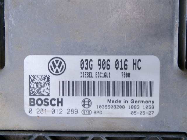 Foto 3ª: Centralita Motor ECU Seat Altea 1.9 TDI 2005-2013 [BJB] (2006)