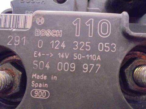 Foto 2ª: Alternador Iveco Daily CABINA SIMPLE 35 C... BATALLA 3450 106CV 78KW CAJA ABIERTA [D8140.43S] (2000)