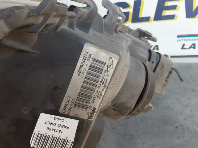 Foto 2ª: Faro Derecho Renault Megane 1.9 DCI 120CV II 3/5 PUERTAS BM/CM DESDE 10/2002 [F9Q 800] (2004)
