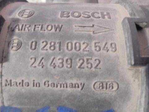 Foto 2ª: Caudalimetro Opel Combo 1.3 16V CDTI CAT Z 13 DT - LN9) 69CV 51KW [Z13DT] (2006)
