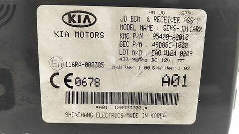 Foto 2ª: Centralita Confort BSI Kia Ceed TECH 1 CAT 1396 CM3) 99CV [D4FA] (2012)