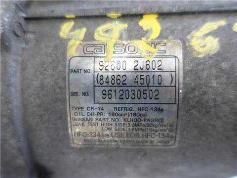 Foto 3ª: Compresor Aire Acondicionado Nissan Primera 2.0 TD BERLINA 90CV 66KW [D/ CD20] (2001)