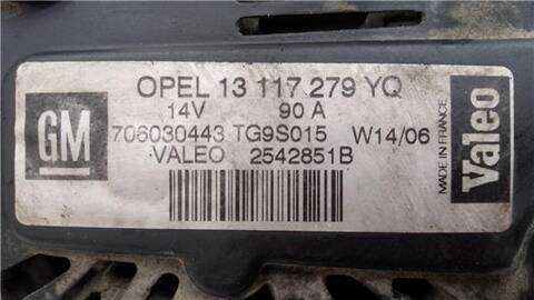 Foto 2ª: Alternador Opel Corsa 1.3 COSMO [1 3 LTR. - 51 KW 16V CDTI CAT Z 13 DT - LN9)] 69CV