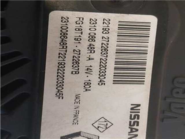 Foto 3ª: Alternador Renault Trafic 2.0 L1H1 2 9T 145CV 107KW FURGON [M9R Z7] (2023)