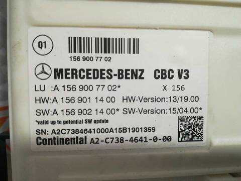 Foto 2ª: Caja Reles Fusibles Mercedes Clase A 140 A 180 CDI BLUEEFFICIENCY 176.012) 109CV 80KW [K9K] (2016)