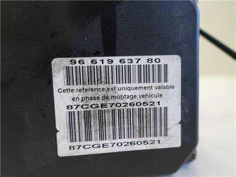 Foto 3ª: Abs Citroen C4 1.6 HDI PICASSO 109CV 80KW [9HZ-DV6TED4] (2007)