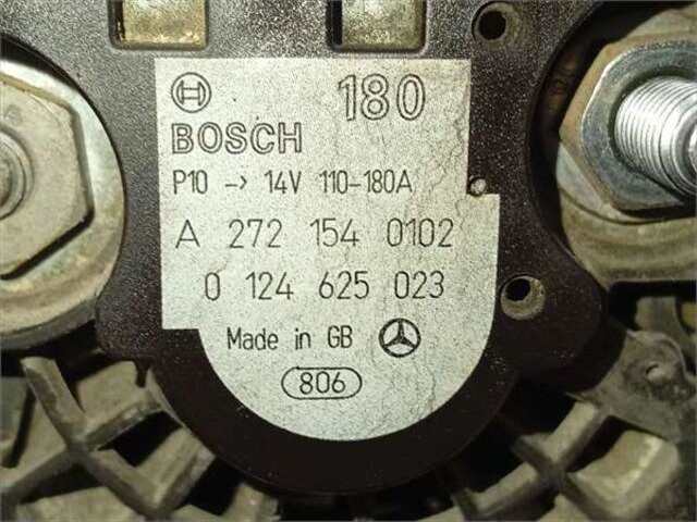 Foto 2ª: Alternador Mercedes Clase ML 230 3.5 ML 350 (164.186) [3.5 LTR. - 200 KW V6 CAT]