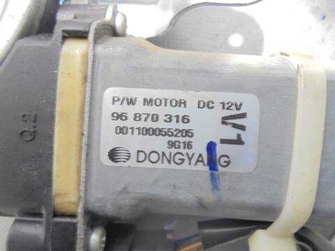 Foto 3ª: Elevalunas Eléctrico Delantero Izquierdo Chevrolet Aveo 1.2 CAT 84CV 62KW [B12D1] (2009)