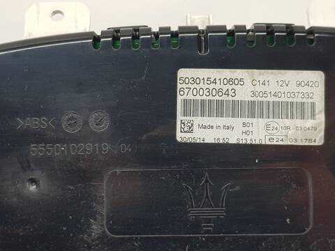 Foto 2ª: Cuadro de Instrumentos Maserati Ghibli DIESEL