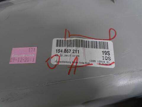 Foto 2ª: Tapizados Cartoneras Seat Mii 1.0 60CV [G/ CHY] (2011)