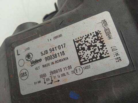 Faro Izquierdo Skoda Rapid 1.6 TDI DPF 105CV 77KW