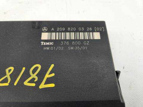 Foto 3ª: Centralita Motor ECU Mercedes Clase C 160 270 CDI 209.316) COUPE 170CV 125KW [OM612967] (2003)