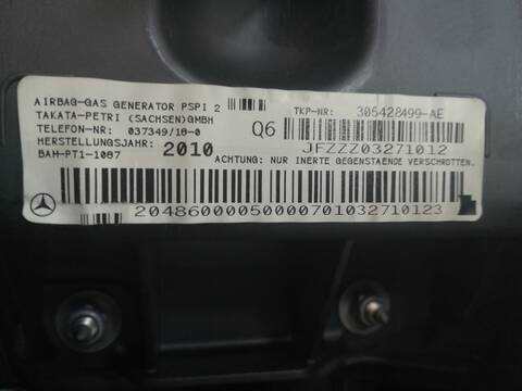 Foto 2ª: Kit Airbag Mercedes Clase C 160 651913 BERLINA (2010)