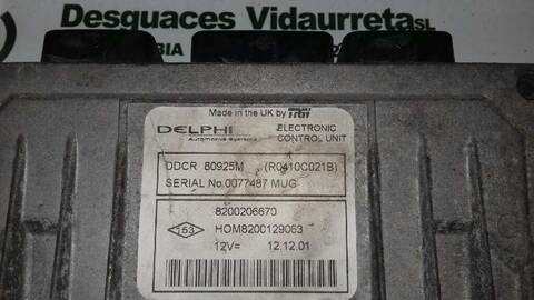 Foto 3ª: Centralita Motor ECU Renault Clio 1.5 DCI DIESEL 65CV 48KW [K9K A7] (2002)