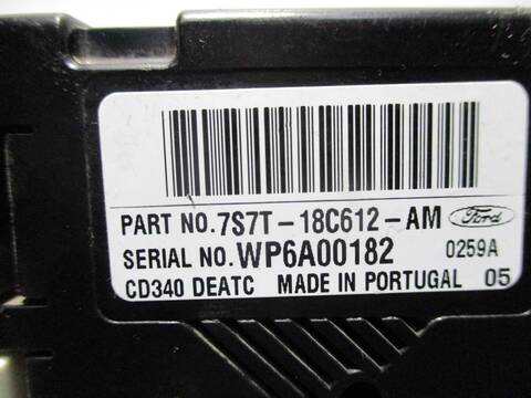 Foto 2ª: Mando Climatizador Ford Mondeo AMBIENTE 125CV 92KW [QYBA] (2008)