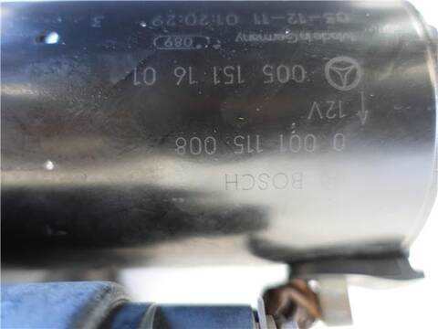 Foto 3ª: Motor de Arranque Mercedes Clase A 140 1.7 170 CDI 168.009) 95CV 70KW [OM 668.942] (2004)