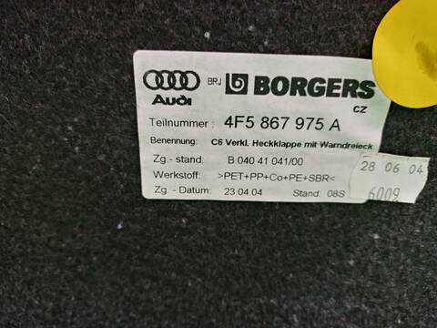 Foto 3ª: Tapizados Cartoneras Audi A6 2.4 BERLINA 177CV 130KW [BDW] (2004)