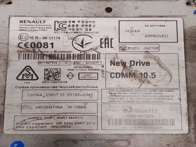Foto 2ª: Sistema Audio Radio CD Renault Master 2.3 DCI (2012)