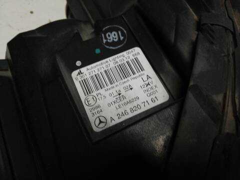 Foto 2ª: Faro Izquierdo Mercedes Clase B 150 651901 (2012)