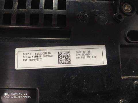 Foto 3ª: Mando Calefacción A. A. Citroen C4 EXCLUSIVE 120CV 88KW [5F01] (2010)